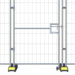 Mobil Kerítés Kapu - 1,2 x 1,85 m